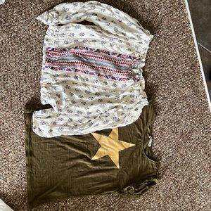 girls size L Dex tops